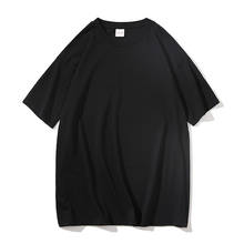 Летняя футболка разных цветов, свободная Мужская футболка в стиле Харадзюку, модная дизайнерская футболка из 100% хлопка с коротким рукавом и круглым вырезом, S-3XL 2024 - купить недорого