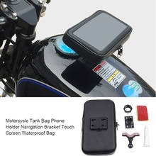 Motorcycle Tank Bag Phone Holder Navigation Bracket Touch Screen Waterproof Phone Bag 2024 - buy cheap