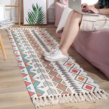 29  Ethnic Carpet Kitchen Mats For Floor Long Strip Geometric Kilim Carpets Nordic Bedroom Rug Cotton Oriental Decor Tapestry 2024 - buy cheap
