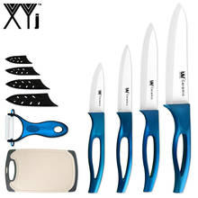 XYj-cuchillos de cerámica para cocina, utensilio de Chef, tabla de cortar, para cortar verduras, frutas y senderismo 2024 - compra barato