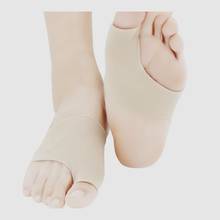 1 par macio bunion protetor toe straightener silicone dedo do pé separador corrector polegar pés cuidados ajustador hallux valgus 2024 - compre barato