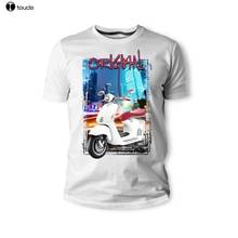 T-Shirt 196 Vespa 946 Weiss Motorrad Auto Youngtimer Oldtimer Herren 2019 New Brand High Quality For Man Better Crazy T Shirts 2024 - buy cheap