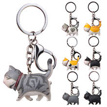Alloy Keyring Cute Cartoon Kitten Fat Cat Key Chain New Lovely Animal Series Keychain Bag Hanging Pendant Gift Accessories 2024 - buy cheap