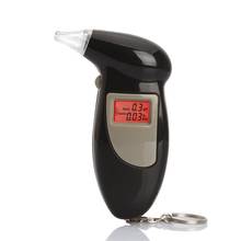 Digital Breath Alcohol Tester With Audible Alert Safe Driving With Key Chain Quick Response Alcohol Detector Breathalyzer 2024 - buy cheap