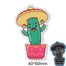 Cutting Dies cactus new  for decoration card DIY Scrapbooking stencil Paper Craft Album template Dies 4*6cm 2024 - buy cheap