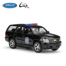 WELLY 1:36 Model Car Simulation Alloy Metal Toy Car Children's Toy Gift Collection Model Toy Gifts 2008 CHEVROLET Tahoe 2024 - buy cheap