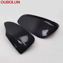 OUBOLUN For Toyota Vios XP150 2019 ABS Side Wing Fender Door Rear View Mirror Protector Decoration Sticker Cover Trim Accessorie 2024 - buy cheap