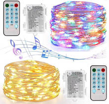 5M Outdoor LED String Fairy lights USB Battery Operated LED Copper Wire Waterproof Strips Christmas Holiday Decoration Festival 2024 - buy cheap