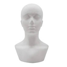 Styrofoam Hair Display Mannequin Head Stand Manikin For Hat Wig Caps 21'' White 2024 - buy cheap