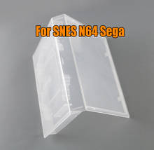 Caja transparente para Cartucho de tarjeta de juego, carcasa protectora de CD y DVD para N64/SNES (US)/Sega Genesis/MegaDrive Universal, 1 ud. 2024 - compra barato