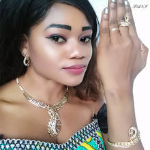 Fani nigerian Women Wedding jewelry set Exquisite Dubai Gold bridal Jewelry Set African woman Costume Jewelry Set Wholesale 2024 - buy cheap