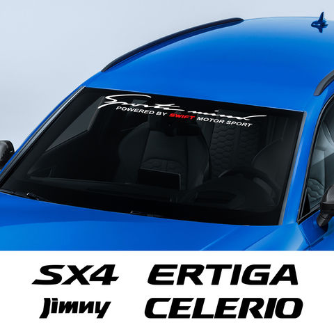 Наклейки на лобовое стекло автомобиля для Suzuki Swift Baleno Equator ertida Grand Vitara Samurai Ignis S-Cross Alto Celio Jimny SX4 2022 - купить недорого