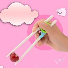 1 Pair Chopsticks for Sushi Baby Kids Fun Learning Training Helper Food Sticks Easy Use  Dishes Dinner Game Kitchen tools 2024 - buy cheap