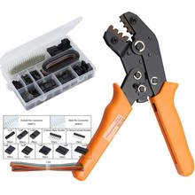 Crimping pliers set SN-28B 1550Pcs kit for DuPont 2.54/2.8/3.0/3.96/4.8 plug spring terminal electrical clamp tools 0.1-1.5(mm2) 2024 - buy cheap