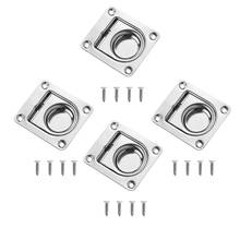 Perfeclan 4X Stainless Marine Boat Flush Pull Locker Hatch Latch Lift Handle 2024 - buy cheap