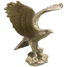 Estátua chinesa de águia do tibete, decoração de casa em bronze feng shui 2024 - compre barato
