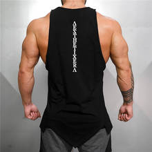 Brand Cotton Breathable Muscle Vest Bodybuilding Singlet Sleeveless Men's Tops Stringer Shirt Fitness Tank Top Men Gyms Clothing 2024 - buy cheap