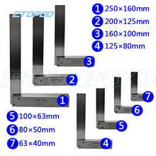 63x40mm 160x100mm Machinist Square 90 Degree Right Angle Engineer Set Precision Ground Steel Hardened Angle Ruler square Ruler 2024 - buy cheap