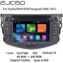 Central multimídia automotiva para toyota rav4 xa30, vanguard, 2006 a 2012, reprodutor multimídia, estéreo, navegação gps, rádio, tela android 2024 - compre barato