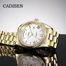 CADISEN-Reloj de acero inoxidable para Hombre, accesorio masculino de pulsera resistente al agua 50M con mecanismo automático, complemento mecánico de marca de lujo, nuevo, 2021 2024 - compra barato