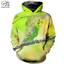 PLstar Cosmos Animal Parrot Flower Bird Tracksuit Retro Funny Streetwear 3D Printed Zip Hoodies/Sweatshirts/Jacket style-99 2024 - buy cheap