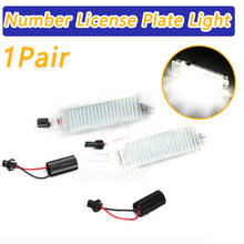 COOYIDOM 1Pair Set LED Car Number License Plate Lights Lamp Bulb For Vauxhall Opel Corsa C D Astra H J Vectra Zafira Tigra M8617 2024 - buy cheap