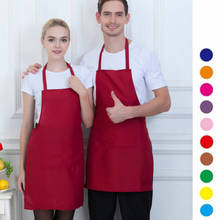Nova moda ajustável bib avental vestido masculino feminino cozinha restaurante chef clássico cozinhar bib 2024 - compre barato