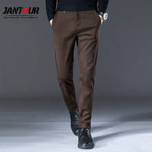 Spring Autumn High Quality Corduroy Pants Men Slim Fit Thick Trousers Male Casual Long Pants Men Brand clothing big size 28-40 2024 - buy cheap