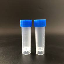 200pcs/lot 16mm*59mm 5ml plastic cryovial Laboratory Cryogenic Vials Screw cap with Silica gel washer Test tube free shipping 2024 - buy cheap