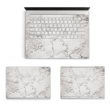 Marble Texture Laptop Body Top & Bottom Sticker Decal for 13" Microsoft Surface Book 1 2 15.5 13.5 Protective Cover Skin 2024 - buy cheap