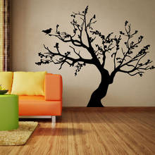 Black Tree Pattern Wall Sticker Poster For Home Decorations Diy Removable Wall Decals For Kids Room 57X95cm 2024 - buy cheap
