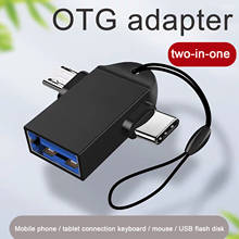 USB OTG adapter 2-in-1 OTG USB 3.0 Female to USB 3.1 Type C & Micro-B Male Adapter Converter For Laptop PC Smartphone Samsung 2024 - buy cheap