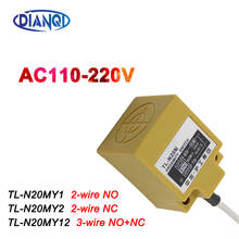 Sensor de proximidad inductivo TL-N20MY2 cable Ca 2 NC, distancia de detección de 20MM CA 110-220V, interruptor con sensor de proximidad 2024 - compra barato