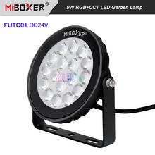 Miboxer dc24v futc01 9w luz led gramado rgb + cct luz de jardim à prova d'água ip66 iluminação externa 2024 - compre barato