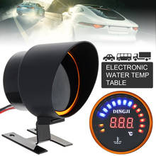 2-дюймовый 52 мм светодиодный дисплей 12 В Универсальный измеритель температуры воды + прочный с датчиком для модификации автомобиля/грузовика 2024 - купить недорого