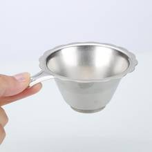1PC Reusable Stainless Steel Tea Infuser Silver Double-layer Fine Mesh Tea Strainer Tea Leaf Spice Filters Home Kitchen Tool 2024 - buy cheap