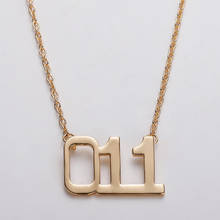 Stranger Thing Necklace Gold Chain Cute Necklaces & Pendants Punk Jewelry Number Eleven Eight Statement Necklace Women Gift 2024 - buy cheap
