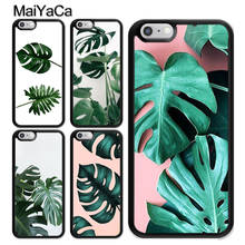 Tropical Monstera hojas caso para iPhone 12 Mini 11 Pro MAX X XR XS MAX SE 2020 6 7 8 Plus 5s cubierta 2024 - compra barato
