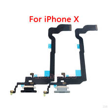 10 unids/lote para iPhone X, base de carga USB, puerto de carga, conector, Cable flexible 2024 - compra barato
