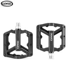 CXWXC Ultralight Seal Bearings Bicycle Bike Pedals Cycling Nylon Road bmx Mtb Pedals Flat Platform Bicycle Parts Accessories 2024 - buy cheap