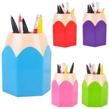 Creative Pen Vase Pencil Pot Makeup Brush Holder Stationery Desk Tidy Container Office School Supplies Pencil Housing Drop Ship 2024 - buy cheap