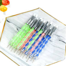 Dotting Tool 5 pcs/lot Professional Nail Tools Nail Brush Dotting Painting Drawing Pen Nail Art Brush Gel Polish Brushes Tools 2024 - buy cheap