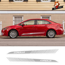 Can Vinyl Side Decals Stripes Wraps Body Stickers Car Styling  Car Sticker and Decal Car Accessaries for Toyota Corolla 2024 - buy cheap