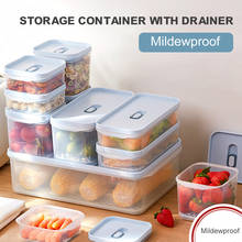 Food Storage Container Airtight Kitchen Storage Organizer plastic Vegetables Fruits food preservation box with Lids 2024 - buy cheap