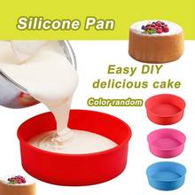 17cm x 5.5cm Silicone Cake Round Shape Mold Kitchen Bakeware DIY Desserts Baking Mold Mousse Cake Moulds Baking Pan Tray Tools 2024 - buy cheap