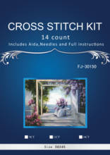 new Embroidery Counted Cross Stitch Kits Needlework - Crafts 14 ct DMC DIY Arts Handmade Decor - Dream flowers 2024 - buy cheap