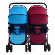 Baby Twin Trolley Double Pram Can Sit Can Lie Fold Into Double Newborn Child Car Stroller Twins Baby 2024 - buy cheap