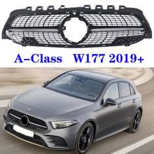 A Class W177 Amg 2019+ Diamond grille Front Bumper Racing Car Styling For mercedes For A180 A200 A250 front grill 1X 2024 - buy cheap