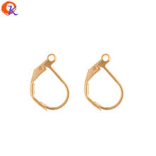 Diseño Cordial 100 piezas 11*16MM accesorios de joyería/DIY pendientes ganchos/forma de gota/oro genuino chapado/hecho a mano/hallazgos del pendiente 2024 - compra barato