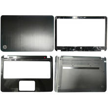 Cubierta trasera LCD para portátil, bisel frontal, reposamanos, parte inferior, para HP ENVY 4 ENVY4-1000 4-1008, 4-1040, TPN-C102, color negro, 686574 2024 - compra barato